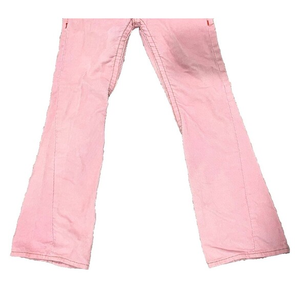 True Religion Girls Size 10 Pink Joey Flared 100% Cotton Jeans - Picture 6 of 8